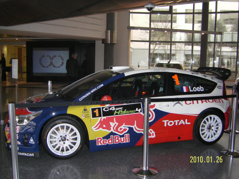 WRC Hybrid ....vystaven v Pai ve firm PSA